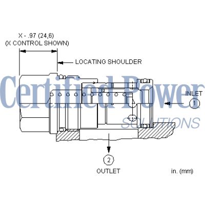 Sun Hydraulics-CHECK CARTRIDGE-CXHAXCN