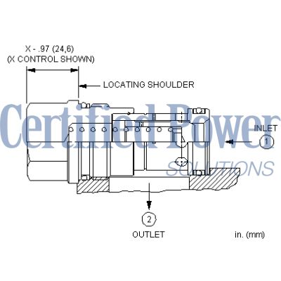 Sun Hydraulics-CHECK CARTRIDGE-CXHAXBN