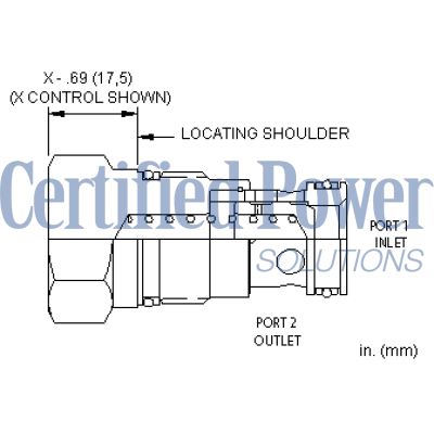 Sun Hydraulics-CHECK CARTRIDGE-CXFAXAN
