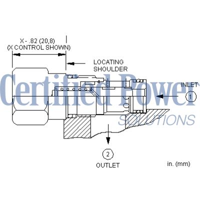 Sun Hydraulics-CHECK CARTRIDGE-CXBAXCN