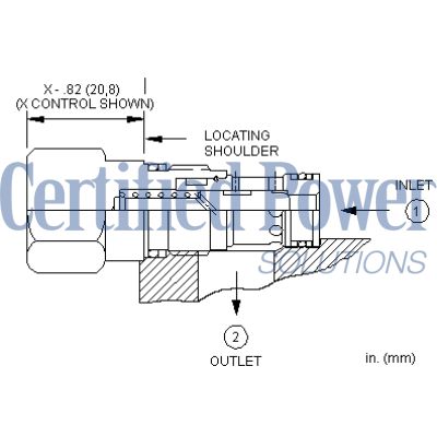 Sun Hydraulics-CHECK CARTRIDGE-CXBAXAN