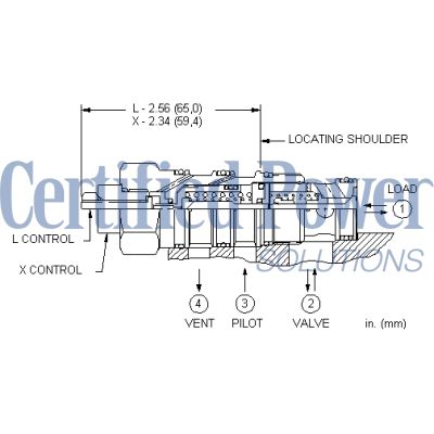 Sun Hydraulics-CHECK CARTRIDGE-CVEVXCN