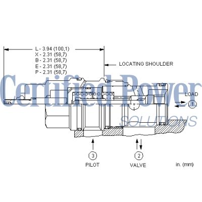 Sun Hydraulics-CHECK CARTRIDGE-CKIBXCN