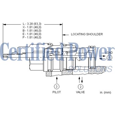 Sun Hydraulics-CHECK CARTRIDGE-CKGBXAN