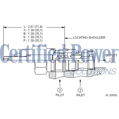 Sun Hydraulics-CHECK CARTRIDGE-CKEDXCN
