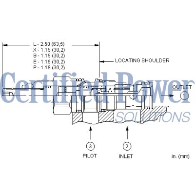 Sun Hydraulics-CHECK CARTRIDGE-CKCDXCN