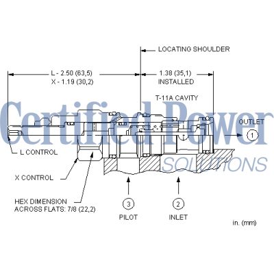 Sun Hydraulics-CHECK CARTRIDGE-CKCAPAN