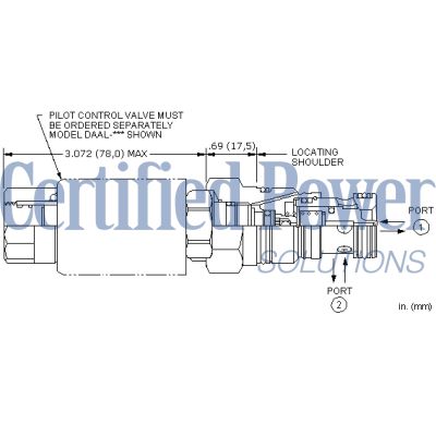 Sun Hydraulics-DIRECTNAL CART-DFDA8DN